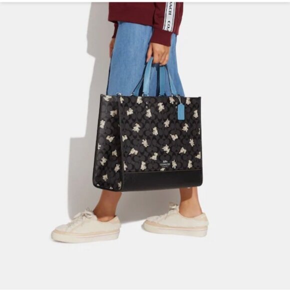 Coach Dempsey Tote 40 Happy Dog - Picture 2 of 15